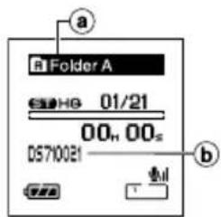 OLYMPUS DS71 - Affichage de fichier - 1