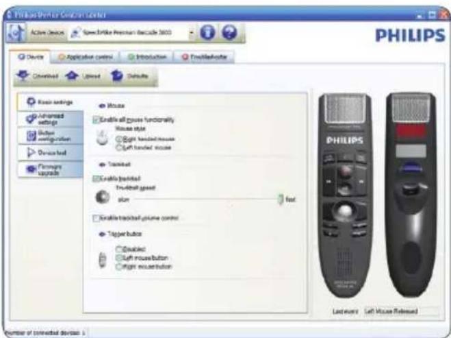 PHILIPS SpeechMike Premium LFH3520 - Customize SpeechMike keys and settings - 2