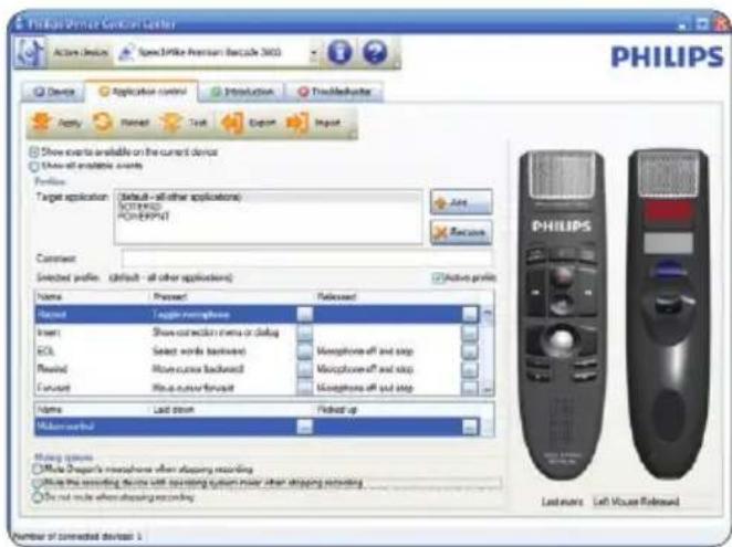 PHILIPS SpeechMike Premium LFH3520 - Programmera en anpassad profil - 1