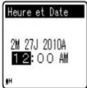 OLYMPUS VN8100PC - Heure et Date [Time &amp; Date] - 1