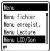 OLYMPUS VN8100PC - ◆ Méthode de paramétrage du menu - 4