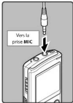 OLYMPUS VN8000PC - Enregistrement à partir d'un microphone externe ou d'autres dispositifs - 1