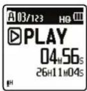 OLYMPUS VN8000PC - Changer la vitesse de lecture - 2