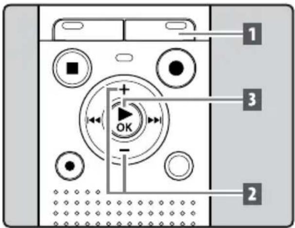 OLYMPUS VN702PC - Changement de la plateforme d'enregistrement [Rec Scène] - 1