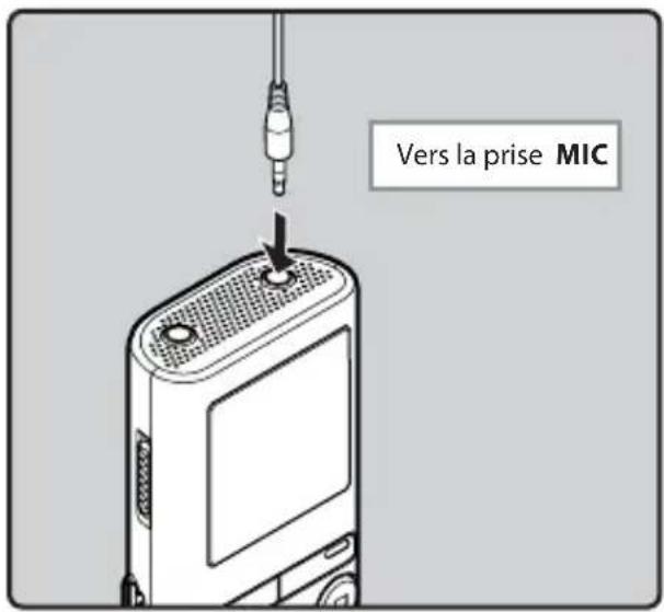 OLYMPUS VN702PC - Enregistrement à partir d'un microphone externe ou d'autres dispositifs - 1
