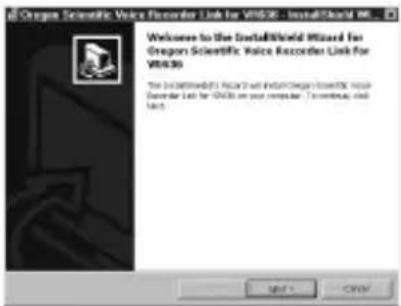 OREGON SCIENTIFIC VR636 - Etape 1: Installer le logiciel (Pour la première installation uniquement). - 1
