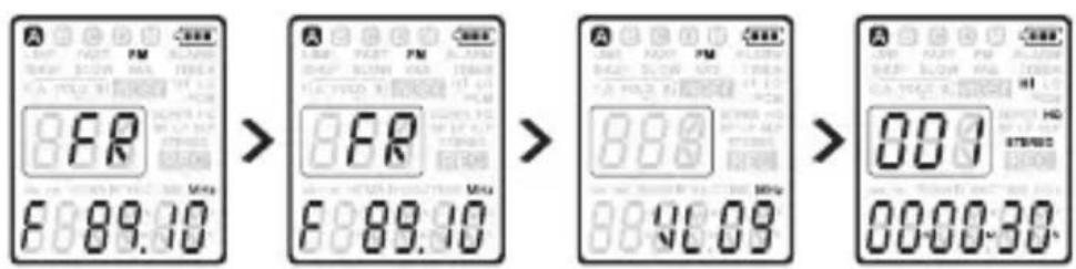 dnt HSQ2010 - Recherche manuelle d'une station radio - 1