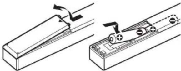 SONY SRSX88 - Para insertar las pilas - 1