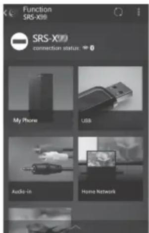 SONY SRSX88 - Een apparaat dat aangesloten is via USB bedienen - 3