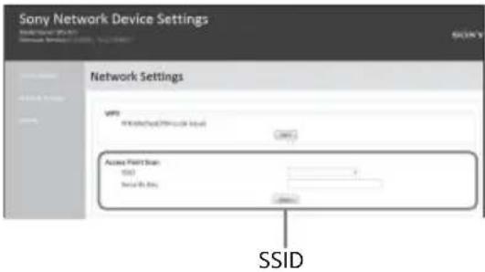 SONY SRSX88 - Selezionare I'SSID del router wireless e insere la password. - 1