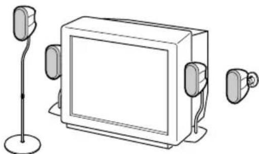 SONY SAVE702 - The optional speaker stands - 1