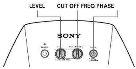 SONY SAVE100 - Réglage du son - 1