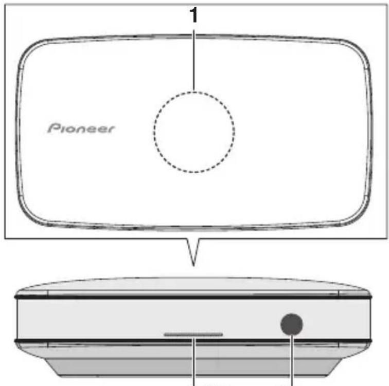 PIONEER XWLF3T - Panel frontal/panel superior - 1