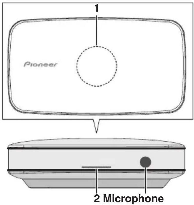PIONEER XWLF3T - Face avant / Face supérieure - 1