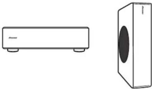 PIONEER SHV600B - Installazione del subwoofer - 1