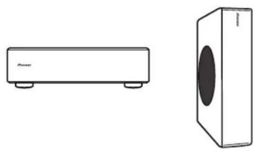 PIONEER SHV600B - S-SLW500   Instalacion del altovoz de subgraves - 1