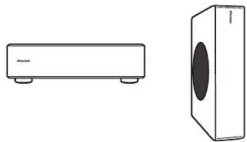 PIONEER SHV500LR - Installazione del subwoofer - 1