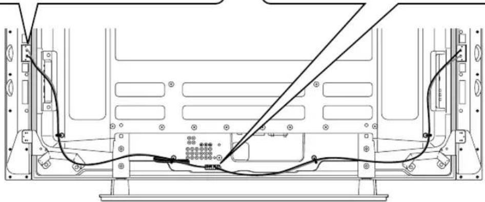 PIONEER PDPS51 - Connecting your Speaker Cables (to the display) - 2