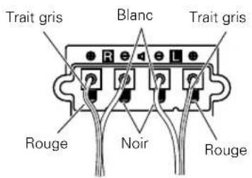 PIONEER PDPS51 - Connexion des cables d'enceinte (a l'écran) - 1