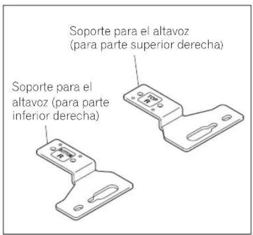 PIONEER Kuro KRPS02 - Como montar los soportes para los altavoces en los altavoces. - 1