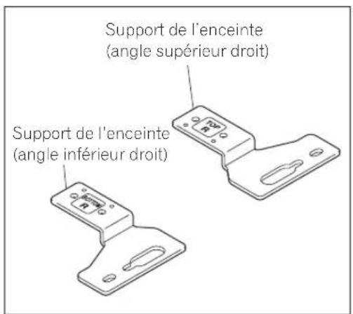 PIONEER Kuro KRPS02 - Fixer les supports d'enceinte sur les enceintes. - 1