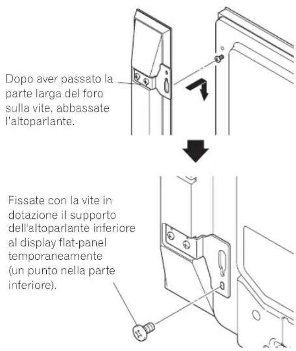 PIONEER Kuro KRPS02 - Fissaggio dei supportiagli altoparlanti. - 3