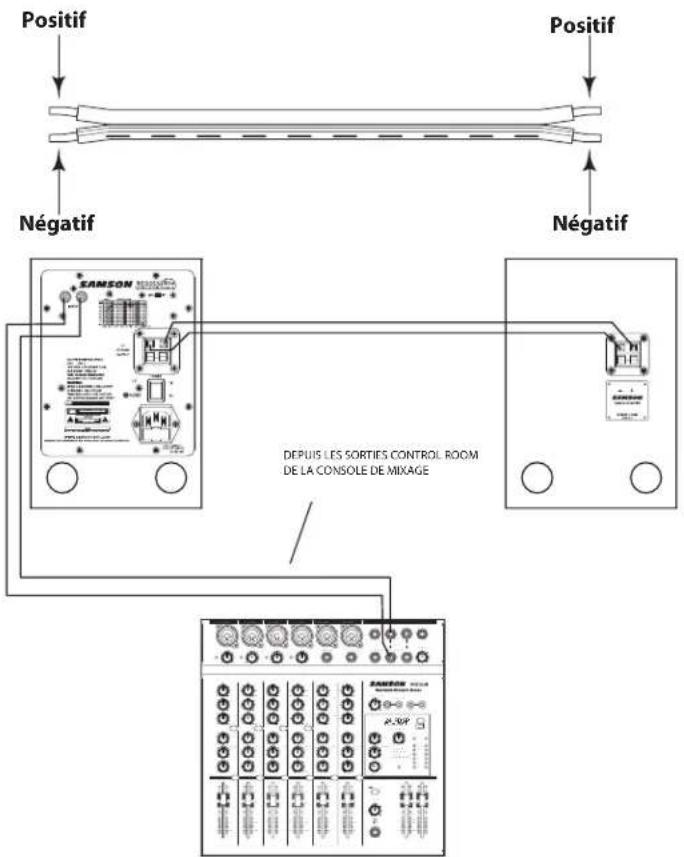 SAMSON Resolv 40a - Connexions des moniteurs Resolv 40a - 1