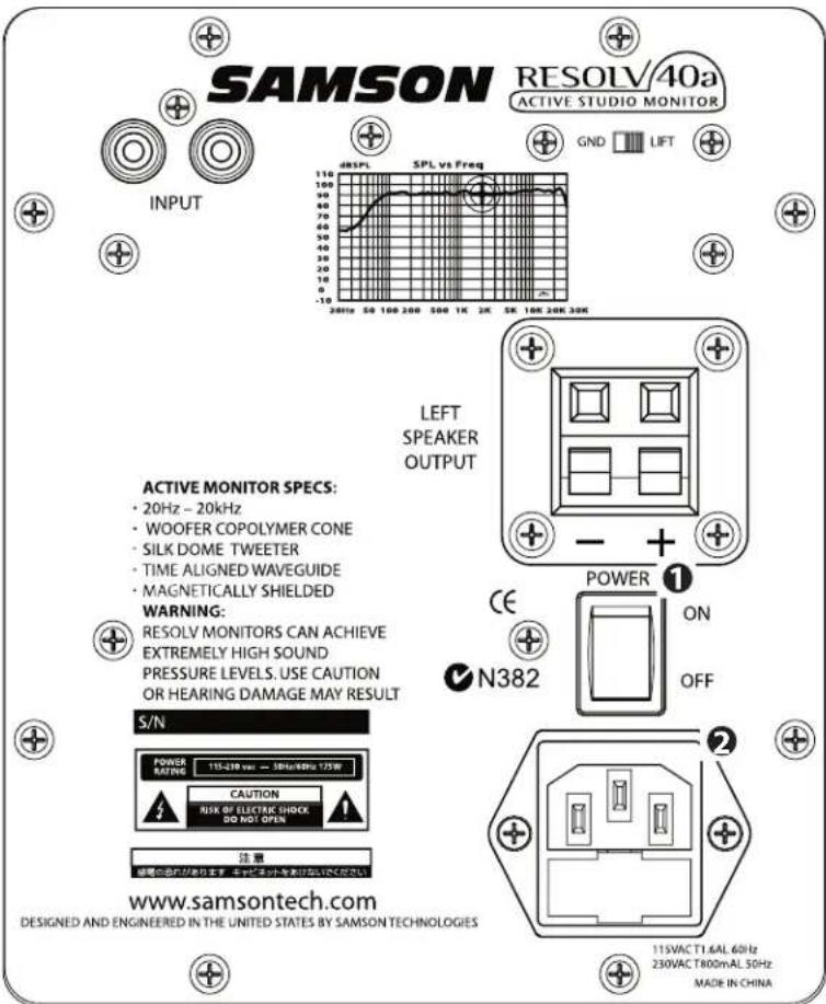 SAMSON Resolv 40a - Encendido del Resolv 40a - 1