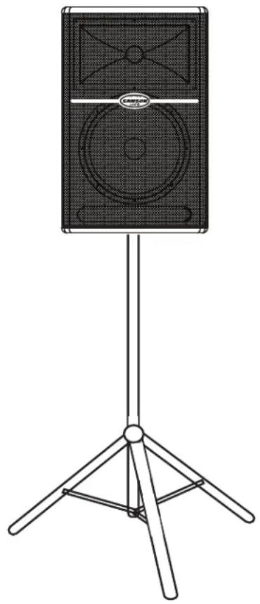 SAMSON Live L1212 - Colocación de los altavoces - 1