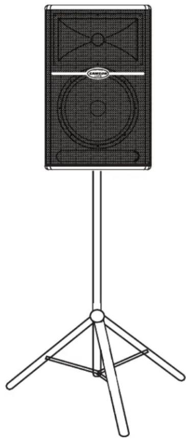 SAMSON Live L615 - Speaker Placement - 1
