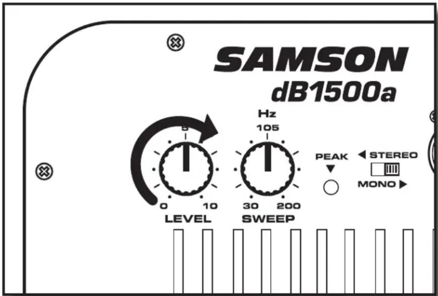 SAMSON dB1500a - Level Control - 1
