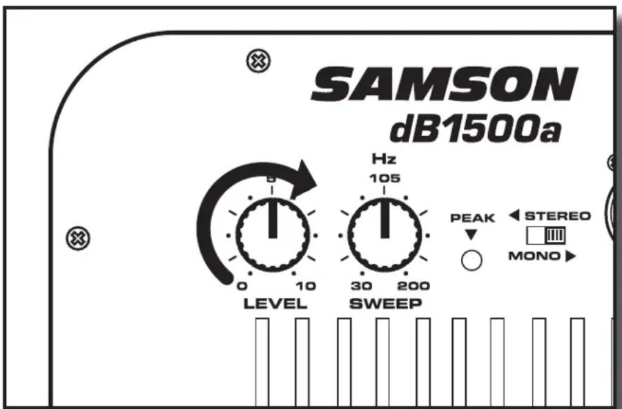 SAMSON dB1500a - Potentiomètre Level - 1