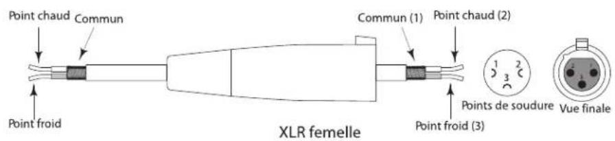 SAMSON dB1500a - GUIDE DE CÂBLAGE DES CONNECTEURS XLR DU dB1500a - 1