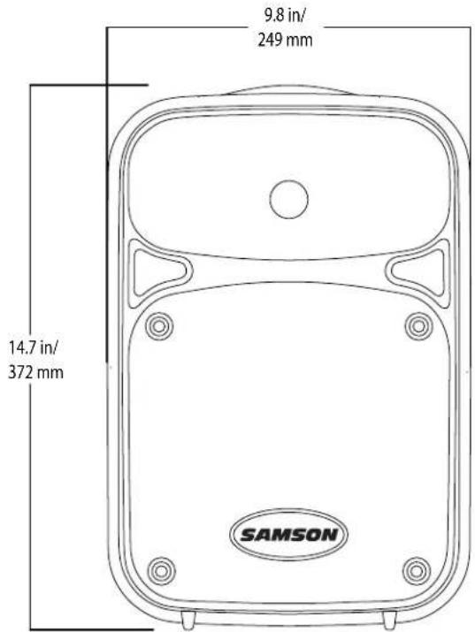 SAMSON Auro D210 - Dimensions - 2