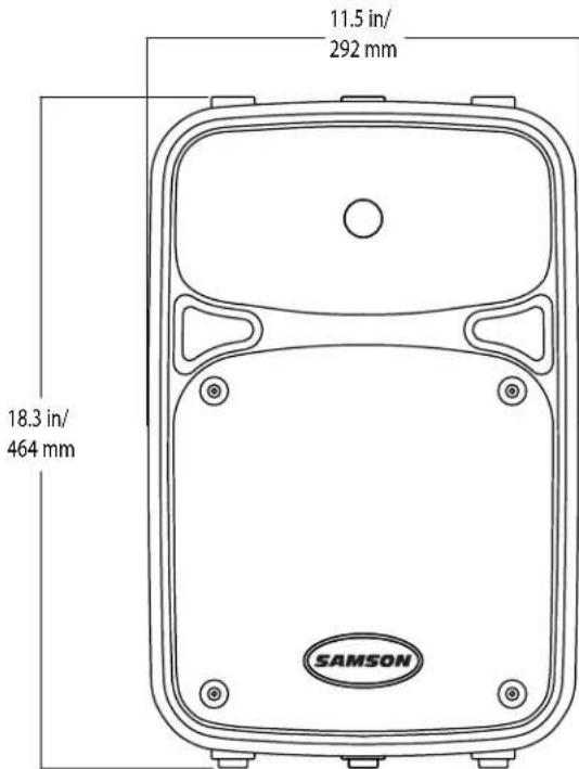 SAMSON Auro D210 - Dimensions - 4