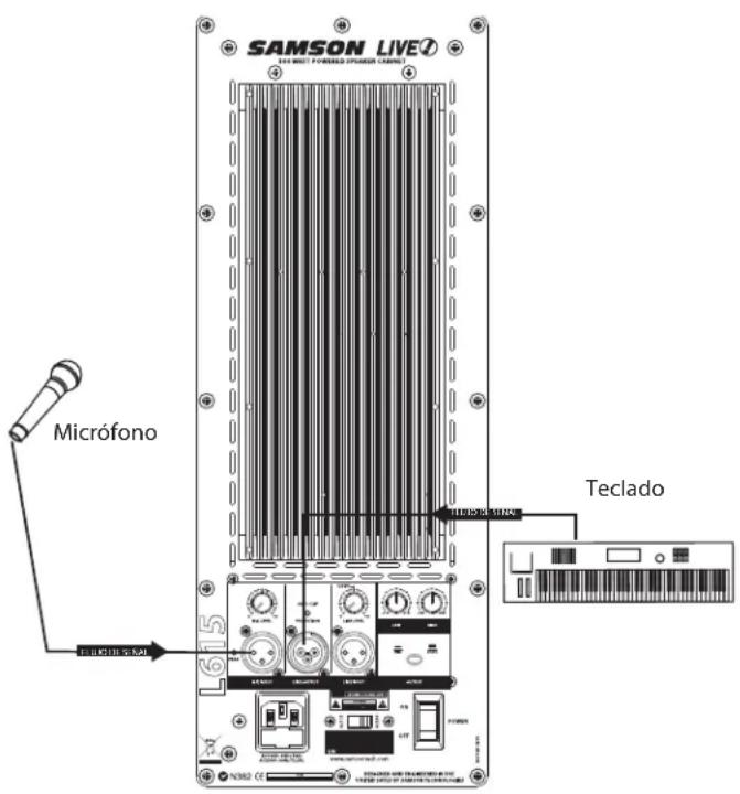 SAMSON Live L612 - Uso de una seals de nivel de linea - 2