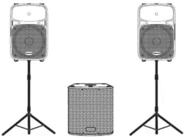 SAMSON Auro D1200 - Mono Sub Operation - 1