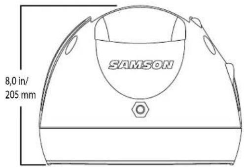 SAMSON Auro D208 - Dimensiones - 1
