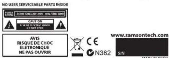 SAMSON Auro D208 - AC Power Inlet - 2