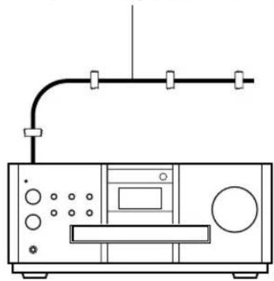 JVC SPEXP1 - De FM-antenne aansluten (meegeleverd) - 2
