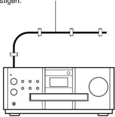 JVC SPEXP1 - Anschluss der FM-Antenne (im Lieferumfang) - 2