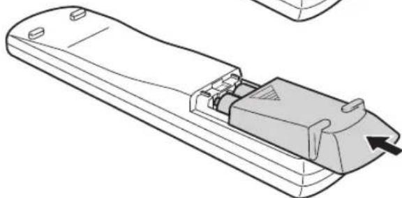 JVC SPEXP1 - De batterijen in de afstandsbedieningplaatsen - 3