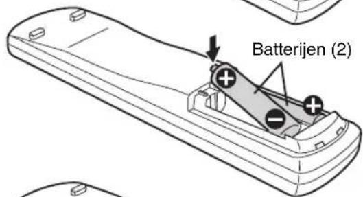 JVC SPEXP1 - De batterijen in de afstandsbedieningplaatsen - 2