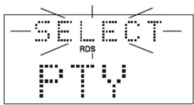 JVC SPEXP1 - Recherche de programmes par codes PTY (PTY Search) - 1