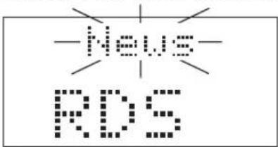 JVC SPEXA1 - 2Wenn die Anzeige "SELECT" blinkt, wiederholt die Taste PTY + oder PTY drücken, um den gewünschten Typ von erweiterten Netzwerk-Daten einzustellen. - 1