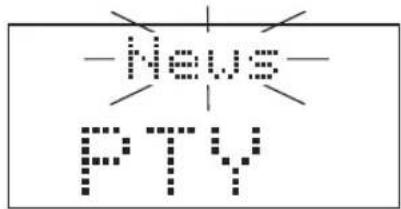 JVC SPEXA1 - 2Druk herhaaldelijk op PTY of PTY, om een PTY-code te selecteren terwijl de optie "SELECT" knippert. - 1
