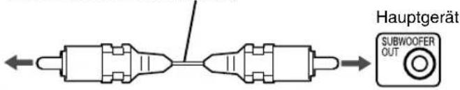 JVC SPEXA1 - Anschluss eines Subwoofers - 2