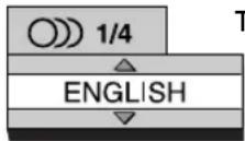 JVC SPEXA1 - Druk op AUDIO, tijdens het afspelen van een disk, die diverse audiotalen bevat. - 1
