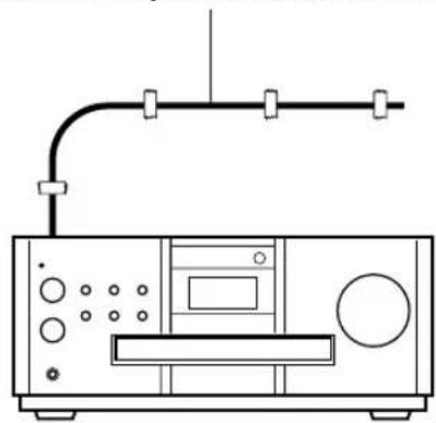 JVC SPEXA1 - Raccordement de l'antenne FM (fournie) - 2