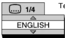 JVC CAEXA1 - Druk op SUBTITLE, tijdens het afspelen van een disk, die subtitels bevat in diverse talen. - 1